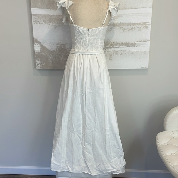 Heaven Sent Corset Flutter Dress Runaway Bride Dress - White Dress (NWT) - Picture 4 of 5